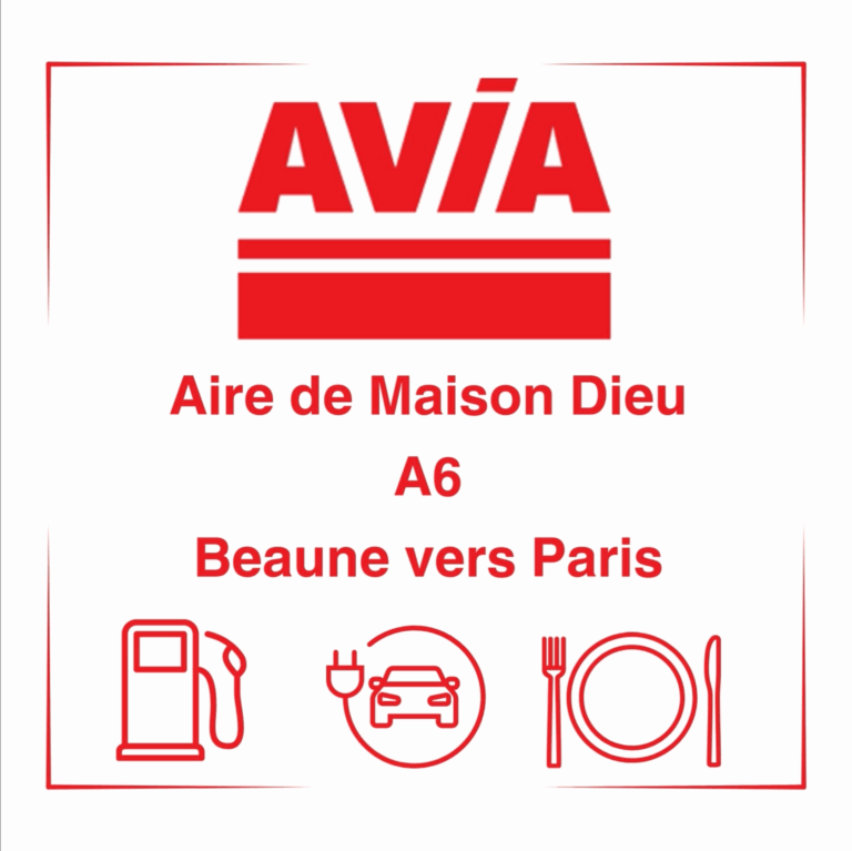 Entre Beaune et Paris sur l’A6, l’aire de Maison Dieu